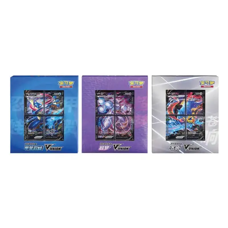 Dalam Stok Asli 100% Pokemon Ptcg Kad Kuartet Gandingan V-Union Kotak Hadiah Pikachu Big Gather Moru Baker Mew-Two Ptcg
