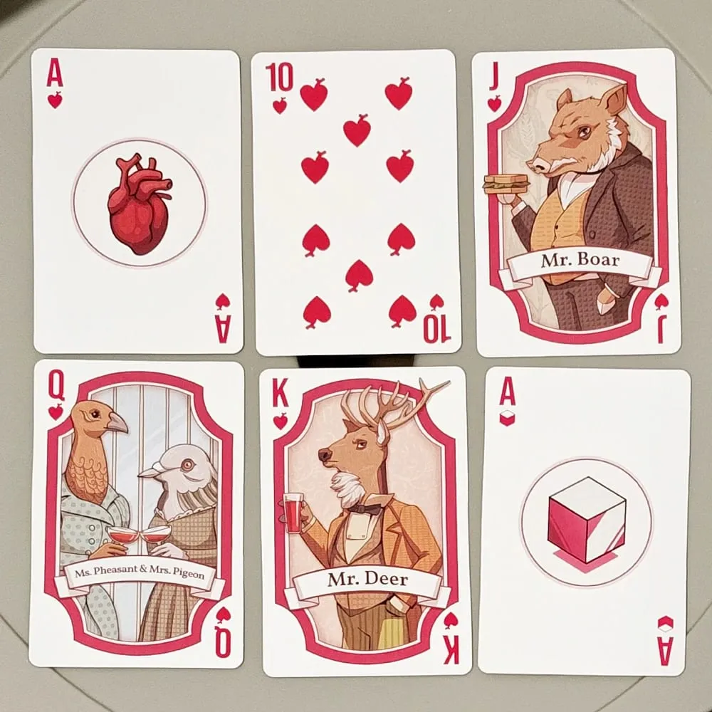 9*6cm on Embossed Cardstock Rusty Lake Playing Cards - 54 Pcs Poker Cards Featuring Mr. Crow Mr. Owl & Cube Escape Characters — image 4
