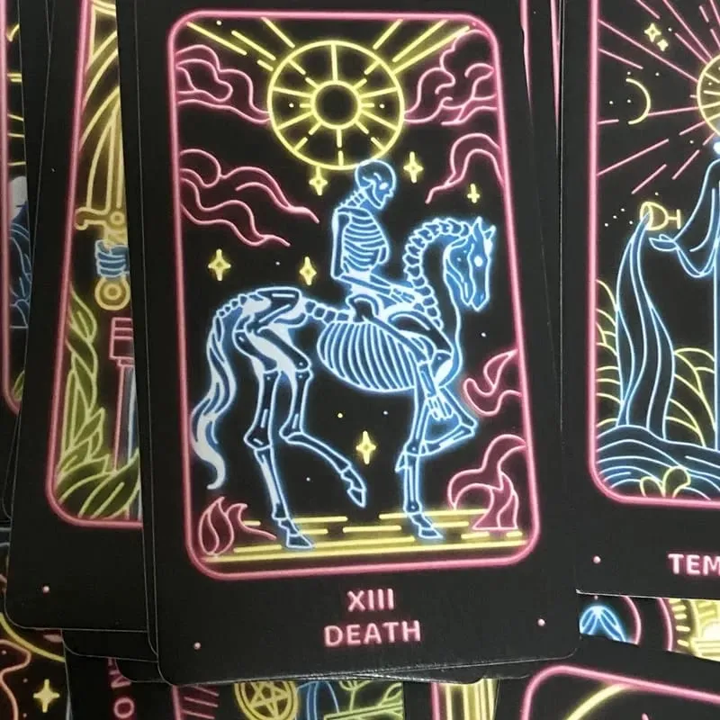 Simple Modern Minimalist Tarot cards A 78 deck Divination Fate English Edition Oracle Board Playing Table Games For Party