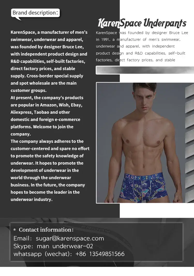 Cuecas masculinas boxer estampadas de seda com gelo respirável cuecas masculinas elegantes calcinhas confortáveis Calzoncillo Hombre — image 13