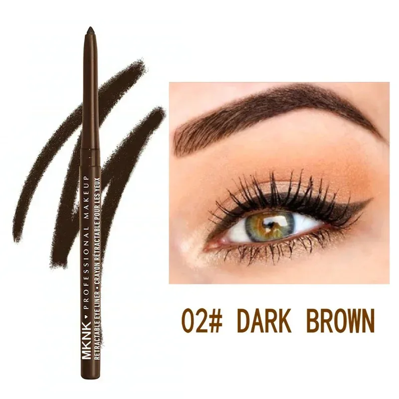 8 Colors Waterproof Black Eyeliner Gel Pencil Smudge-Proof Long-Lasting Beginner-Friendly Eye Makeup High Pigment Eye Liner Pen — image 9