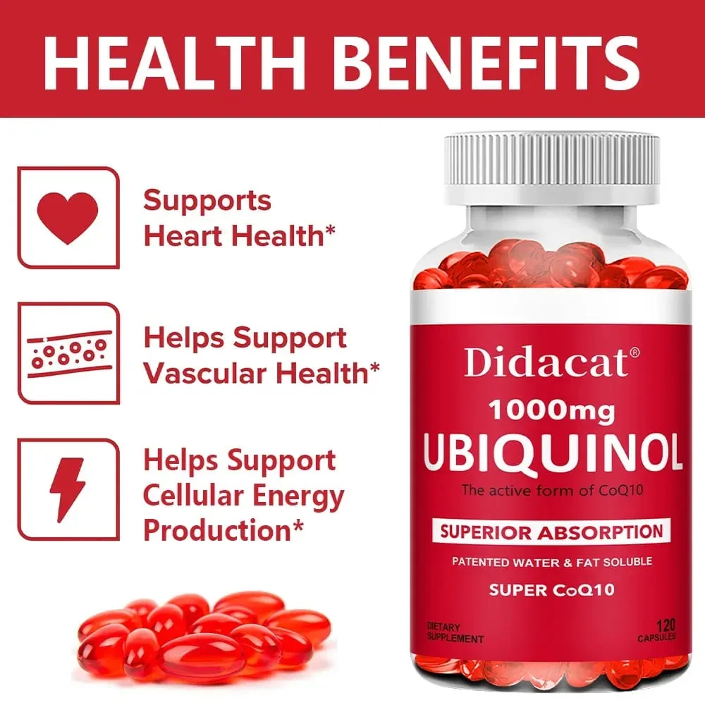 Super Panthenol Coenzyme Q10 Antioxidant Provides Energy Supports Joint and Heart Health and Promotes Cardiovascular Health — image 4