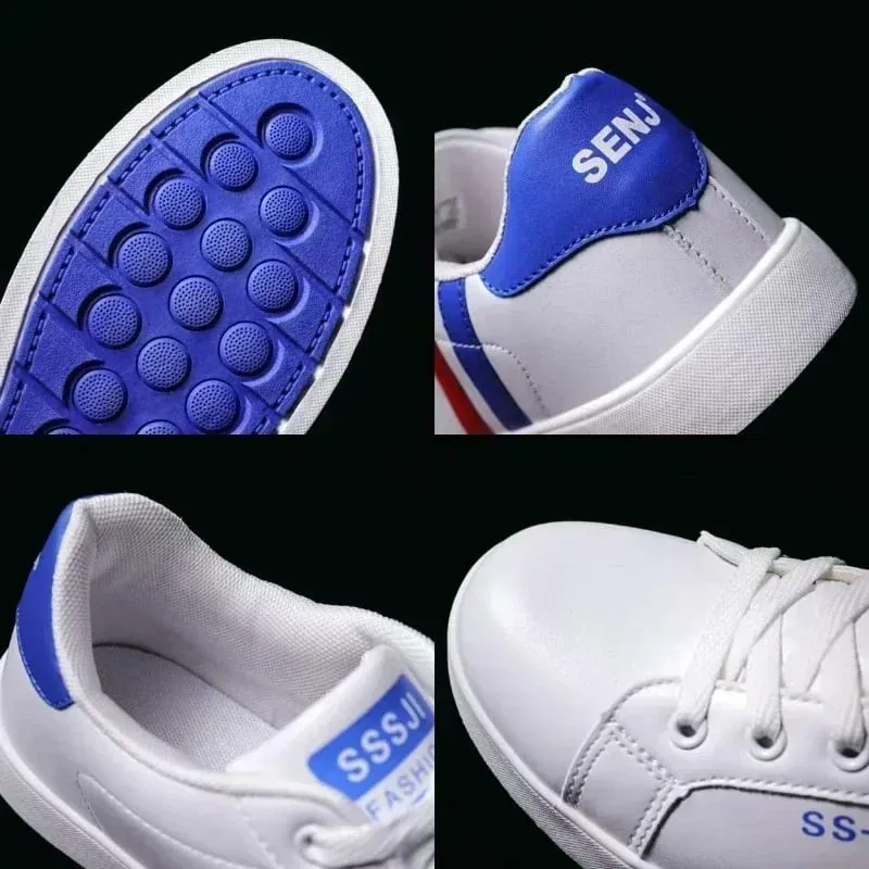 Size 48 Mens Shoes High Quality Men Sneakers Leather Outdoor Casual Shoe Mens Vulcanized Shoes Trendy Men Shoes Tenis Masculino