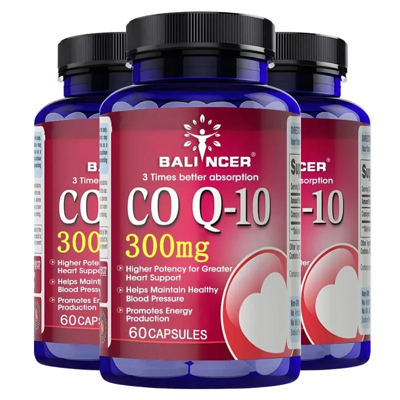 CoQ10 300mg Capsules - Highly Absorbable Antioxidant Cardiovascular Heart Energy Support Vegan Non-GMO Gluten-Free — image 10