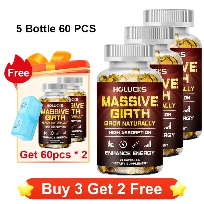 Men's Health Capsules with Tribulus Terrestris Ashwagandha Support Stamina Male Charm Hormonal Balance Daily Immune