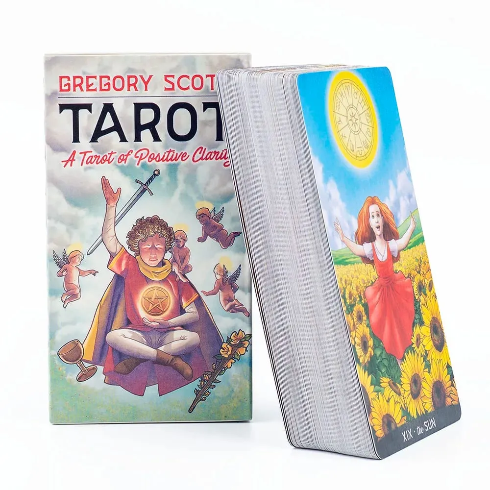 Gregory Scott Tarot 78-Card Deck tafelbladkaarten van groepsspellen voor feesten Precognition & Divinatio Oracle Set 11,1 * 6,1 cm — image 2