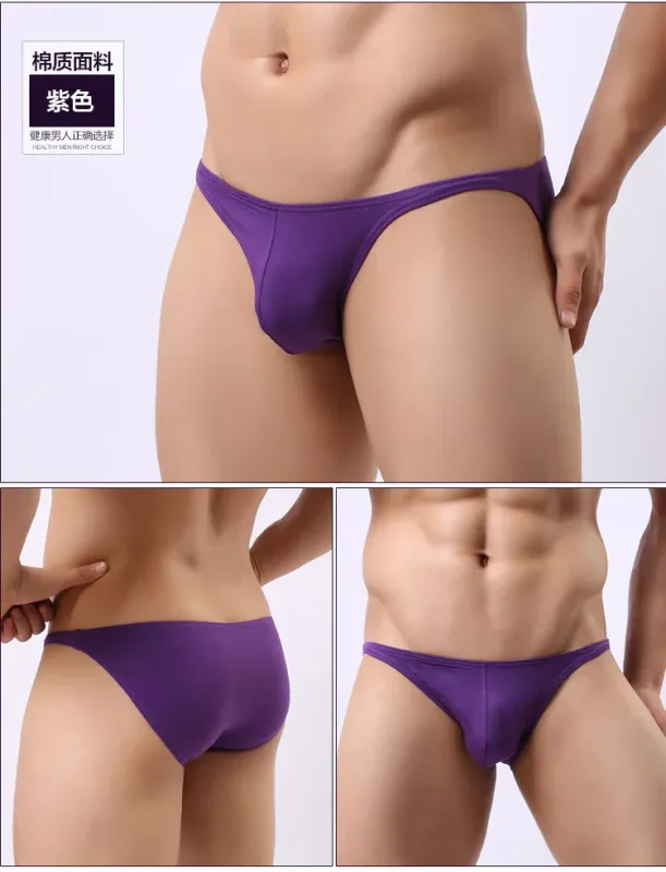 Pure Cotton Low-Waist Sexy Breathable Men's Briefs — image 18