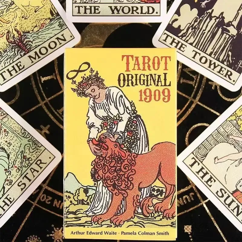 The Rider Waite Smith 1909 Tarocchi Oracle Deck per principianti Inglese Spagnolo Classic Divination Edition Gioca al gioco