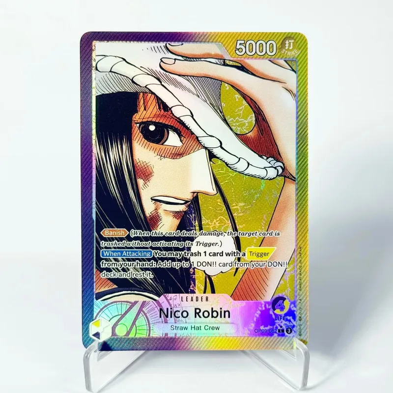 OP09 One Piece Emperors in the New World Curated Deck Luffy Shanks Roger Buggy Zoro Dragon Foil Textured Proxy Cards English