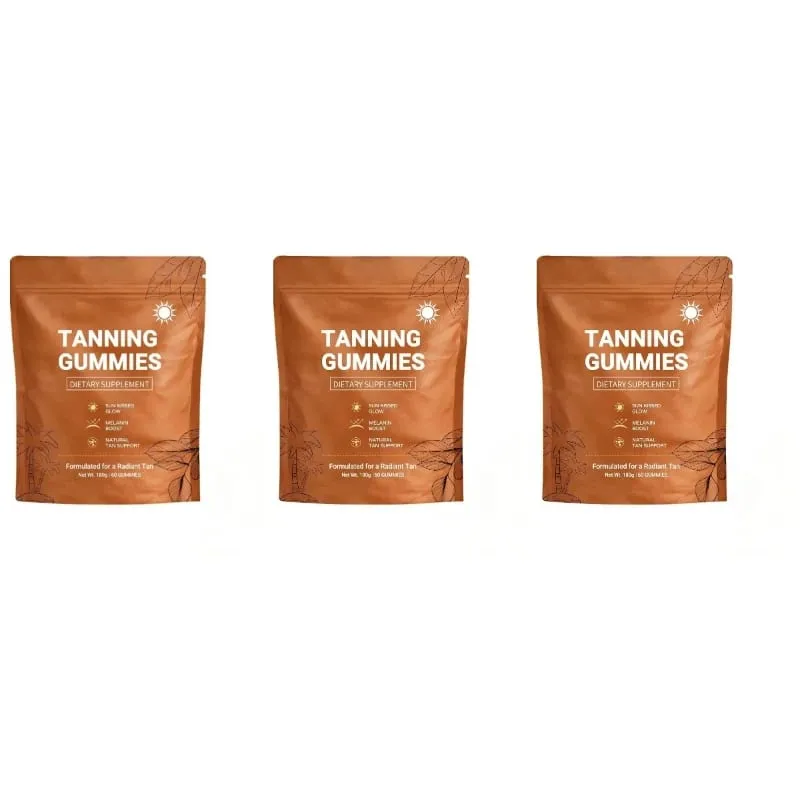 Tanning Gummies for Women Sunless Bronzing Glow Support Vegan Sugar-Free Non-GMO Astaxanthin & Lycopene 60 Count — image 8