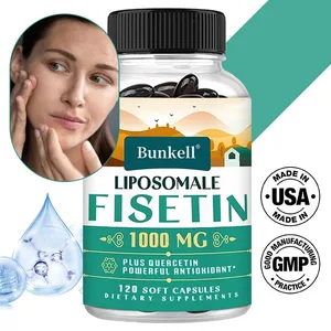 Fisetina lipossomal com quercetina - suplemento antioxidante combinado de 1000 mg de alta potência para uma saúde ideal