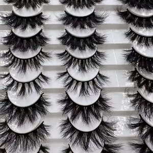 Eyelashes 3D Mink Lashes Fluffy Soft Wispy Volume Natural Long False Eyelashes Eye Lashes Reusable Eyelashs Makeup