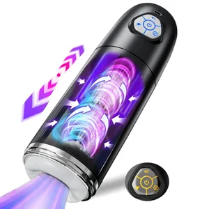 Automatic Telescopic Rotating Male Masturbator Cup Pussy Real Vagina Masturbation Blowjob Adults Sex Machines Sex Toys for Men