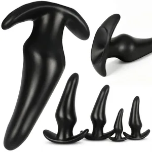 3 גדלים שונים תקע אנאלי רך סיליקון Anal Butt Plug Stimulator צעצועי מין למבוגרים לנשים הומוסקסואלים מכשיר לעיסוי ערמונית אנאלי