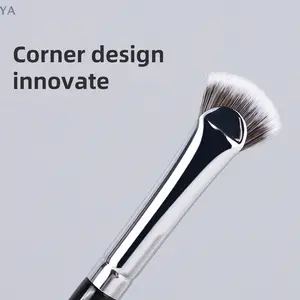 [Y]1PC Fan-shaped Eyelash Brush Soft No Shedding Beauty Eyelash Makeup Brushes Mascara Highlighter Powder Smudge Tool