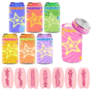 YUU Sex Toys Mâle Caché En Conserve Masturbation Tasse VER.2 Doux STPE Artificielle Poche Chatte Masturbateurs pour Hommes Onahole 7 Couleurs