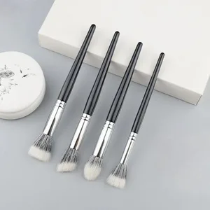 Stippling Highlight Sminkefék Pirosító Kecskeszőr Multifunkcionális Beauty Alapozó Sminkecset Eszközök