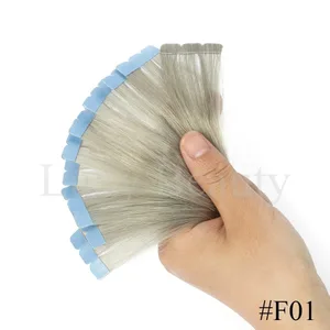 شريط صغير وردي ملون في وصلات الشعر شريط غير ملحوم غير مرئي في الشعر البشري 10 قطعة/المجموعة/مجموعة شعر شريطي صغير أحمر أخضر أرجواني أزرق