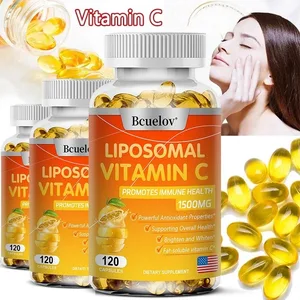 Liposomale vitamine C - Bevordert de productie van collageen Ondersteunt de gezondheid van het immuunsysteem van de huid Krachtig antioxidant energiesupplement