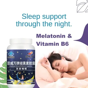 Cápsulas de melatonina para sono profundo e cognição cerebral, melatonina lipossomal de força extra com vitamina B6, efeito duplo, sono de qualidade