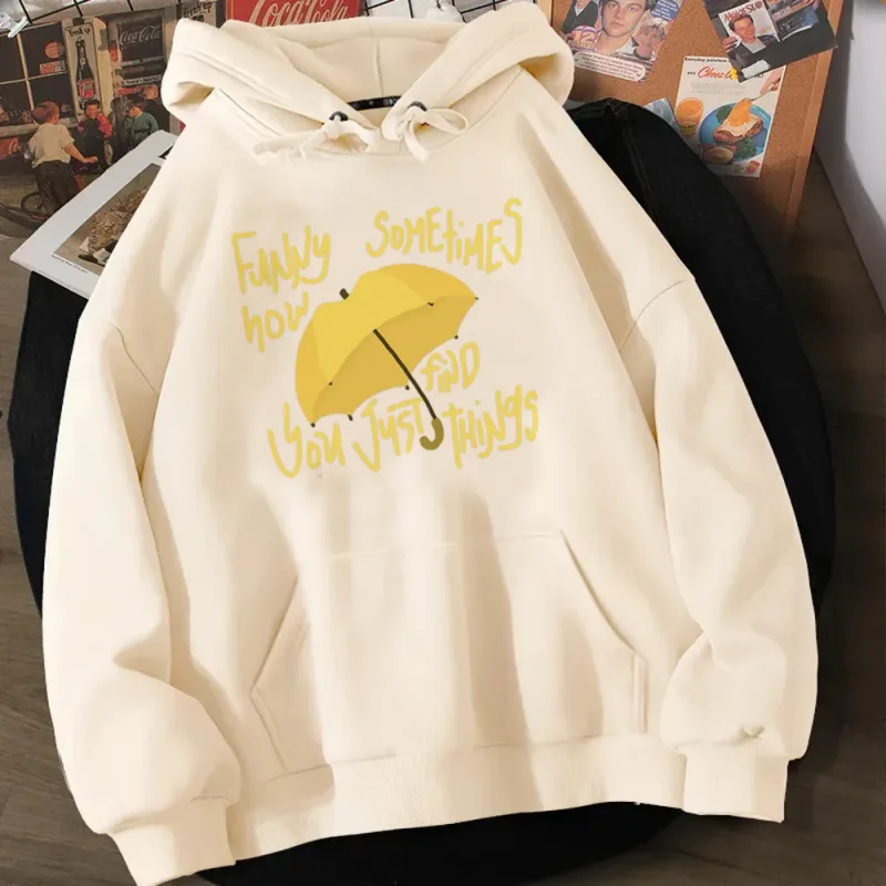 How I Met Your Mother hoodies lelaki hip hop grunge Ulzzang pakaian lelaki pullover grafik streetwear