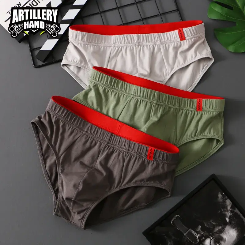 1/3PCS Seluar Dalam Kapas Tulen Lelaki Berkualiti Tinggi Seluar Dalam Selesa Seluar Pendek Bernafas Pakaian Dalam Pakaian Dalam Seluar Dalam Calcinha Cuecas