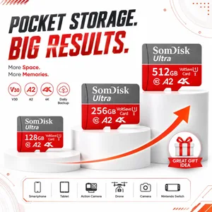 128GB Micro SD/TF Card Large Capacity Card Class10 Up To 100MB/s Waterproof Storage Card Used for Cameras/driving Recorders