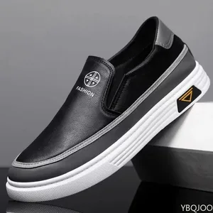 Primavera outono novos sapatos masculinos da moda elegante minimalista casual confortável altura aumentando sapatos masculinos