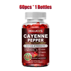 Avancerade cayennepepparkapslar med vitamin D3 och K2 stöder cirkulation Immunhälsa och matsmältningskomfort