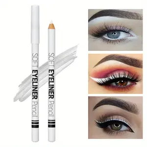 Matte White Wood Eyeliner Eyeshadow Pen Waterproof and Smudge-proof Easy To Use for Beginners Suitable for All Skin Types