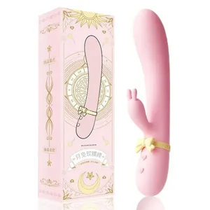 vibrátor pro ženy, sexuální hračka Silikonový králičí vibrátor USB dobíjecí voděodolný G-Spot stimulující klitorální stimulátor UYO