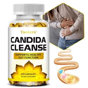 Candida Cleanse - Leverrensning Afgiftning Understøtter tarmsundhed Rensende tyktarmsforøgende energi 120 kapsler