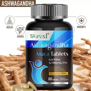 Ashwagandha Capsule støtter reproduktiv helse Naturlig energiserende mannlig tilskudd