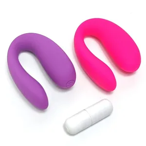 Σχήμα U Clitoral Stimulator Φορητός Γυναικείος Κολπικός Δονητής Μασάζ σημείου G Μικρός ισχυρός δονητής σφαίρας φορητά παιχνίδια σεξ