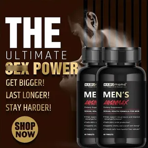Suplement de millora masculina de L-Arginina per al rendiment, la resistència i la força muscular i la resistència sense OMG 60 pastilles