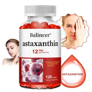 Astaxanthin - Menyokong Kesihatan Kulit Mata Antioksidan Sesuai untuk Sokongan Pemakanan Sendi Sistem Imun Otak dan Jantung