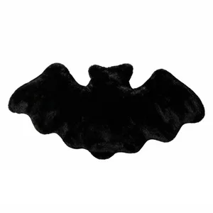 Halloween Bats Plush Pillow Halloween Decorative Pillow Furry Bat Plush Pillows for Halloween Decorative Home Sofa Bed
