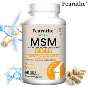 ஃபியரேத் மெத்தில்சல்போனைல்மெத்தேன்(MSM)1000 Mg ஆன்டிஆக்ஸிடன்ட் கூட்டு ஆரோக்கியத்தை மேம்படுத்துகிறது சமச்சீர் கால்சியம் உறிஞ்சுதலை GMO அல்லாத பசையம் இல்லாதது
