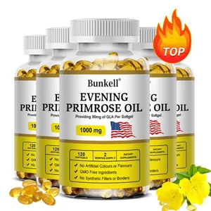 Capsule de ulei de primroză - Conțin gelatină și glicerină vegetală pentru a promova echilibrul imunitar al pielii sănătoase pentru femei
