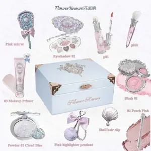 Flower Knows Shells Pearl Eyeshadow Essence Lip Honey Blush Cheek Makeup Front 11-teiliges Set
