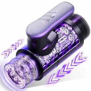 Masturbator Til Mænd Automatisk Teleskopisk Silikone Vagina Onani Anal Blowjob Oral Pussy Stimulator Sexlegetøj Voksenvarer