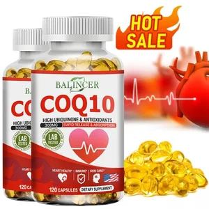 CoQ10 Softgels - Coenzym Q10 (ubiquinon) Supplement Højt absorberet antioxidant understøtter hjertesundhed og energiproduktion