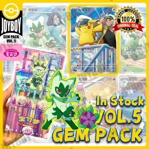 May Stock 100%Orihinal na Pokemon PTCG Cards Gem Pack Vol 5 Simplified Chinese Tcg Vol. 5 Card Game Gem Pack 4 Collection Gifts Box
