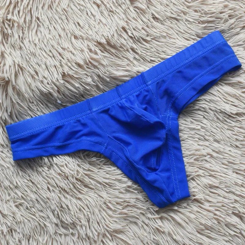 Celana Dalam Berpori G String Nyaman Cocok Fleksibel Peregangan Ringan Kain Nilon Spandex Campuran Pinggang Rendah G String
