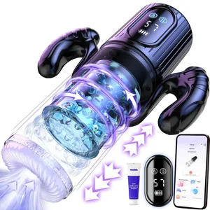Automatische Thrusting Rotierende Männliche Masturbator Tasse Saugen Penis Pumpe Oral Simulatior Erwachsene Sex Maschinen Erotische Produkte für Männer