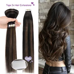 Seamless Tape In Extensions Human Hair Remy Tape In Human Hair Extensions Invisible Natural Hair Extensions For Women 50g/100g
