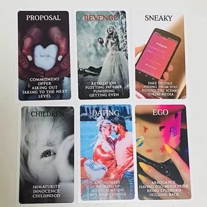 Mystic Black Rose Oracle Deck 78 Pcs Situations Tarot Cards Twin Flame Love Keywords Deck Healing Shadow Work Unique