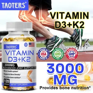 3000 mg Vitamin D3+K2 Gesundheitsergänzung – Kalziumergänzung für Knochenpräzision und allgemeine Gesundheit
