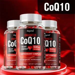 Suplemen CoQ10 - Antioksidan Penyerapan Super Baik untuk Kesihatan Jantung dan Pengeluaran Tenaga Vitamin Koenzim Q10