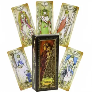 Low Scare Tarot Cards 78PCS Anime Fairy Tale Deck Kawaii Cute Oracle Divination Beginner Friendly Witchcraft Spirit Board Game